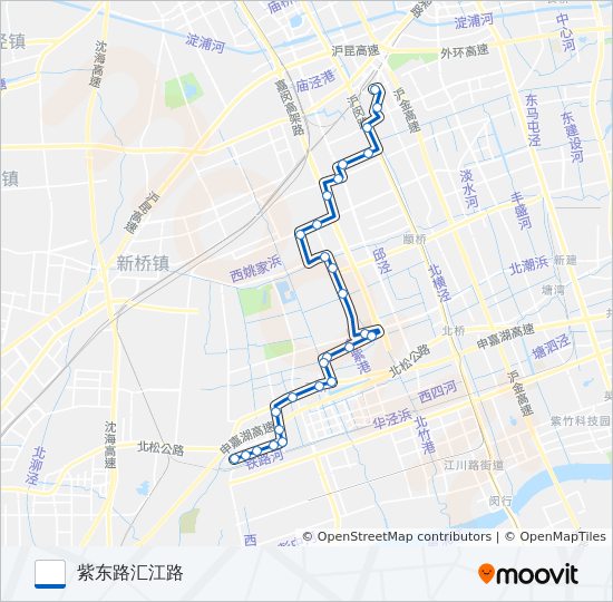 闵行9路 bus Line Map