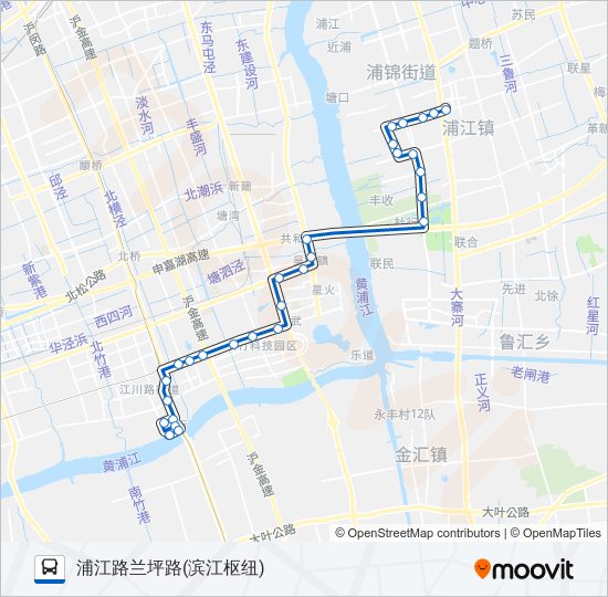 闵行11路 bus Line Map