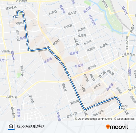 公交773路的線路圖