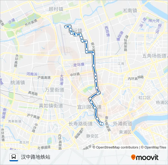 741路 Bus Line Map