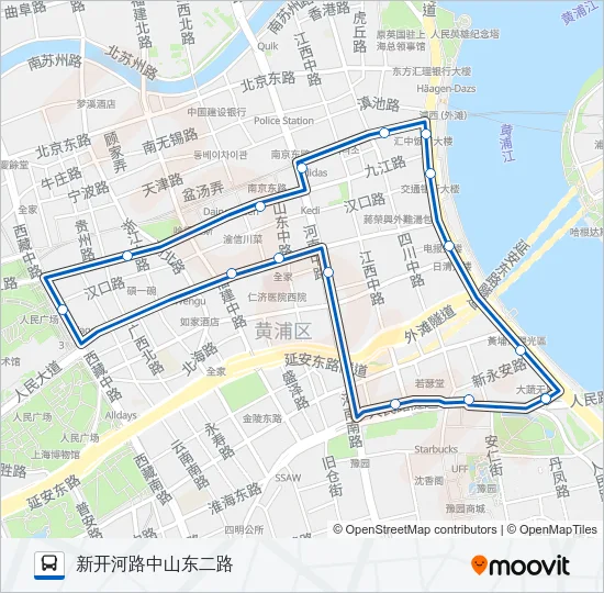805路 Bus Line Map
