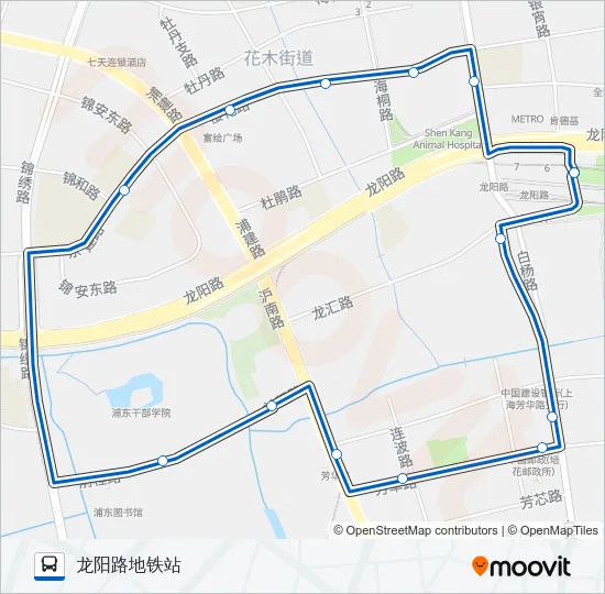1023路 Bus Line Map