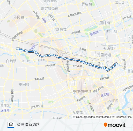 陆安专线高速线 Bus Line Map