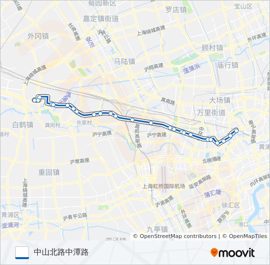 陆安专线高速线 bus Line Map