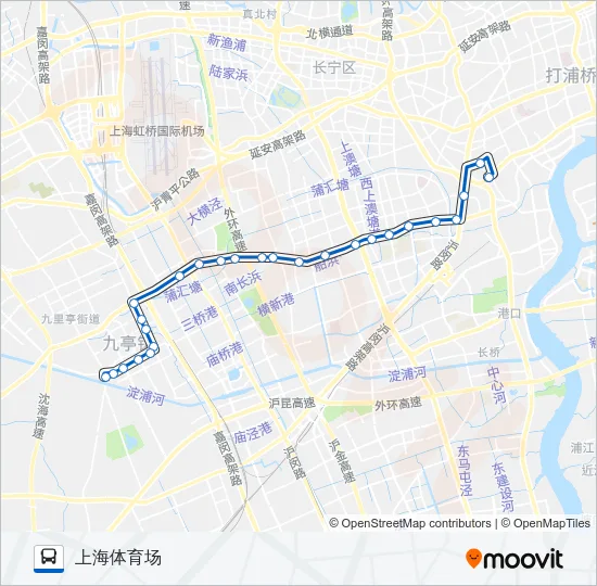 92B Bus Line Map