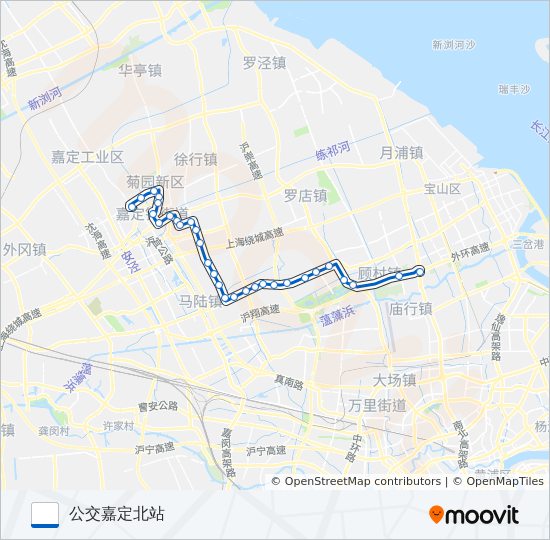 嘉泰线 bus Line Map