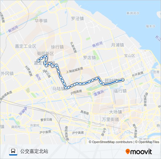 嘉泰线 bus Line Map
