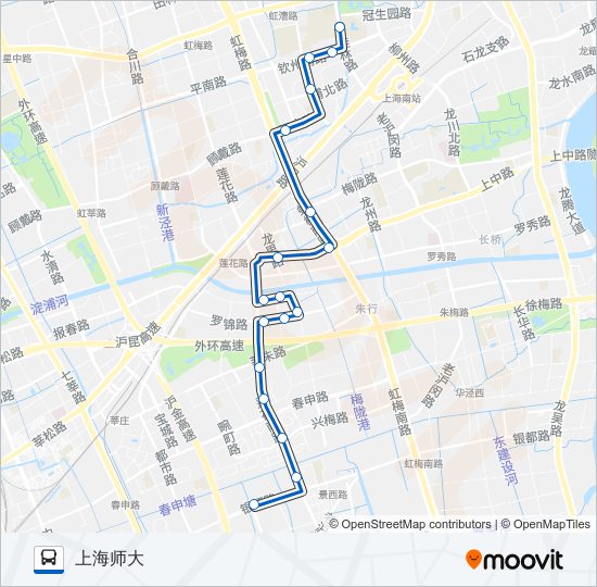 703B bus Line Map