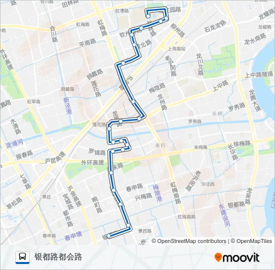 703B Bus Line Map