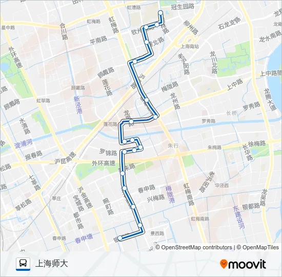 703B Bus Line Map
