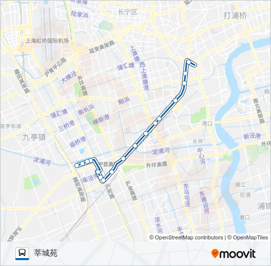 704B Bus Line Map