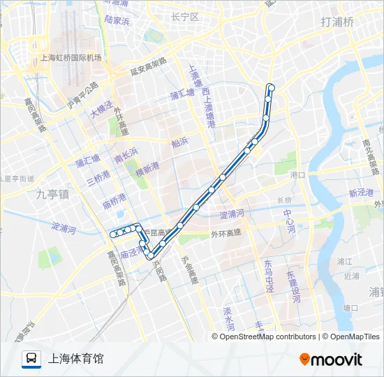 704B Bus Line Map