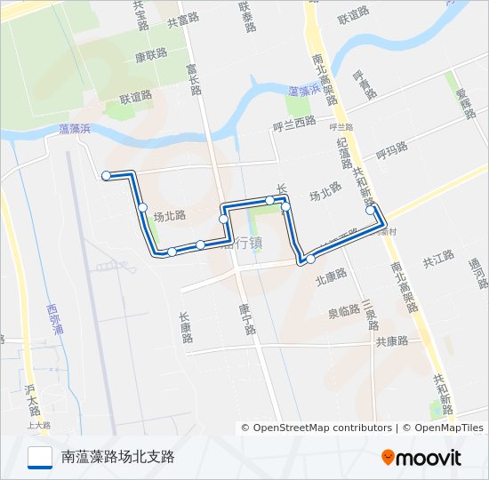 公交宝山20路的线路图