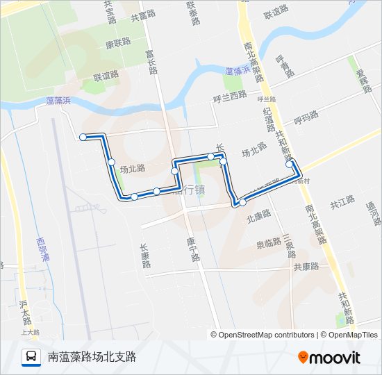 公交宝山20路的线路图