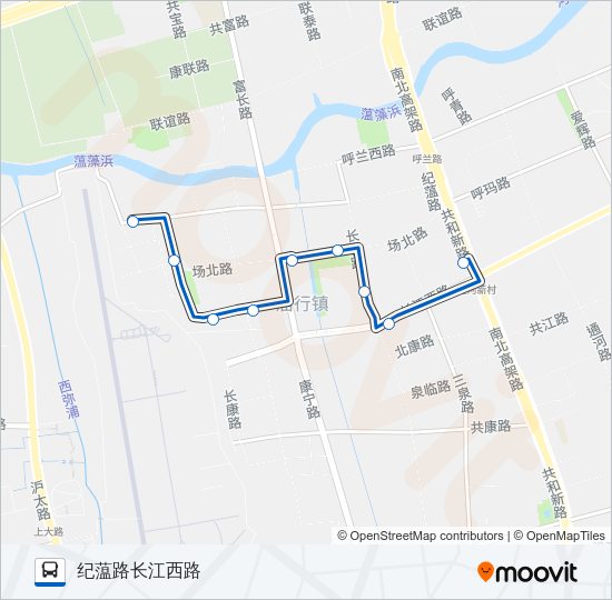 宝山20路 Bus Line Map