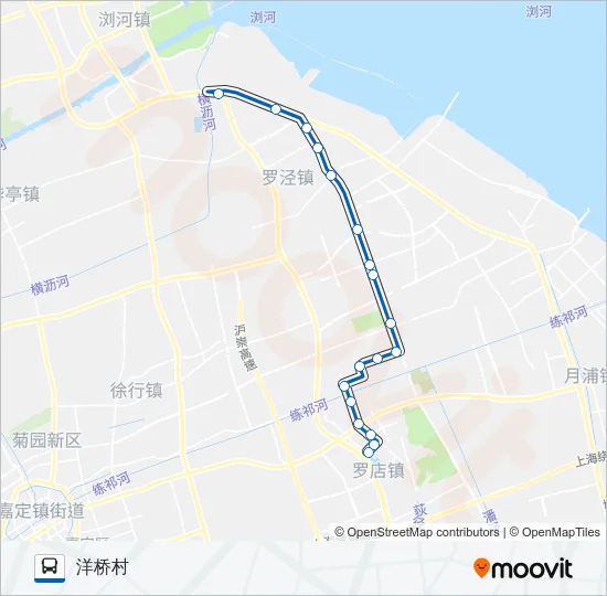宝山81路 Bus Line Map