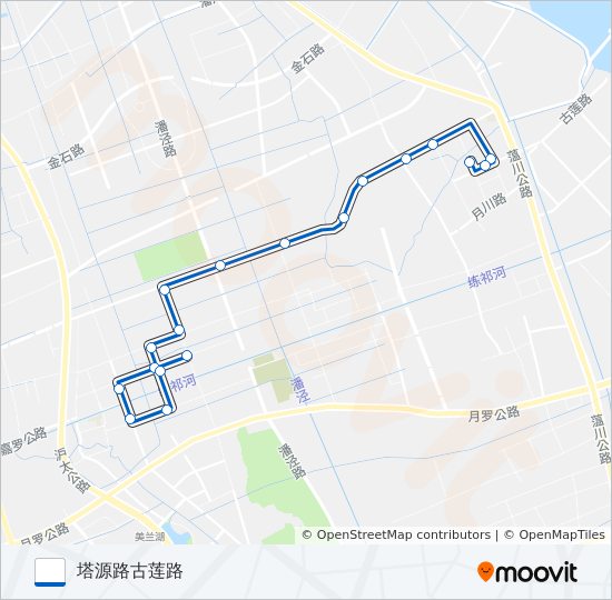 宝山84路 bus Line Map