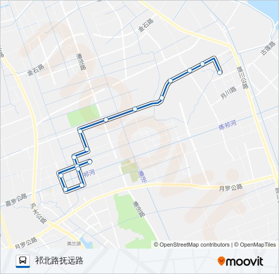 宝山84路 Bus Line Map