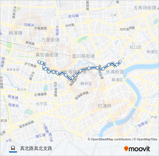公交63路的线路图