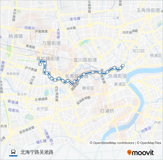 63路 Bus Line Map