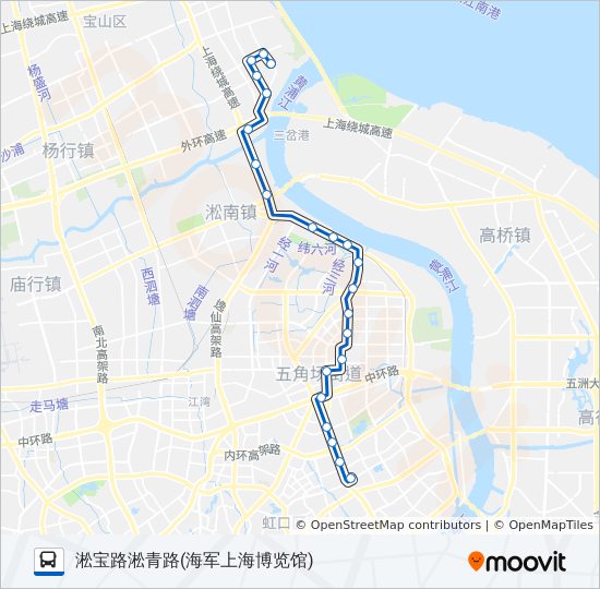 宝山90路公交车路线图图片