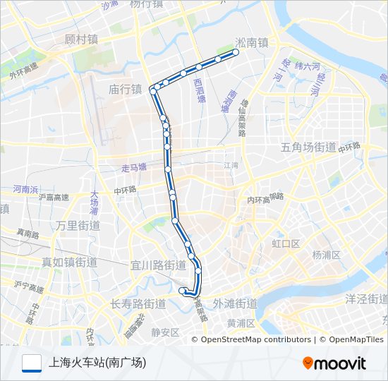 95路 bus Line Map