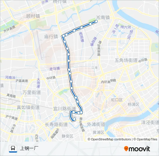 95路 Bus Line Map