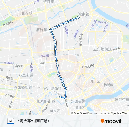95路 Bus Line Map