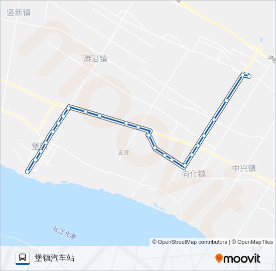 堡红线 Bus Line Map