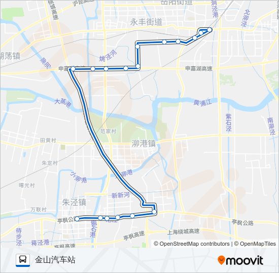 朱松线 Bus Line Map