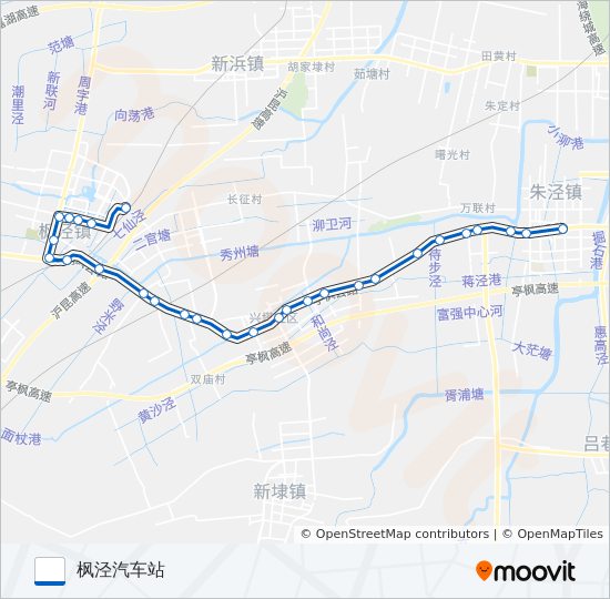 金枫线 bus Line Map