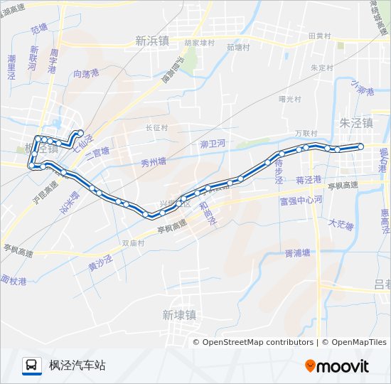 金枫线 bus Line Map