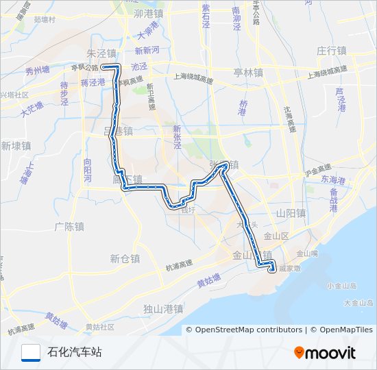 金石线 bus Line Map