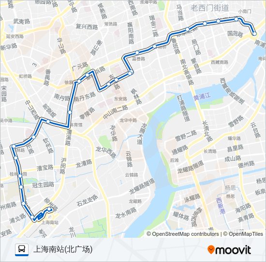 303路 bus Line Map