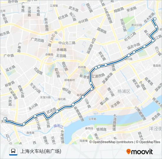 308路 Bus Line Map