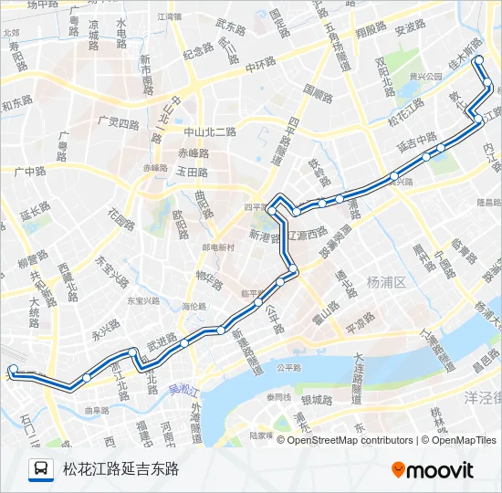 308路 Bus Line Map