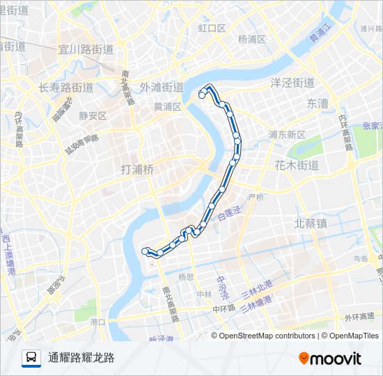 公交314路的线路图