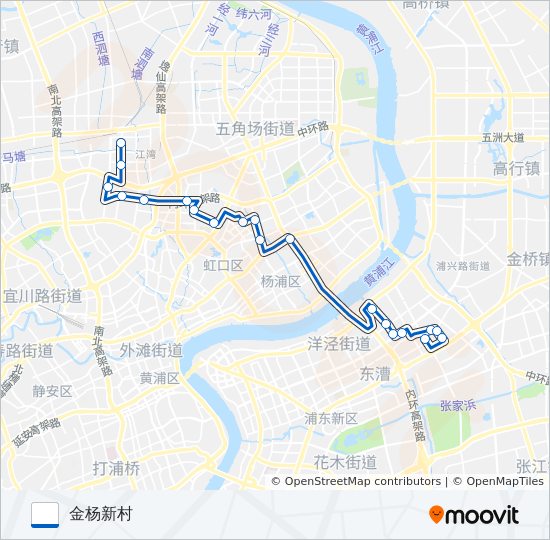 554路 bus Line Map