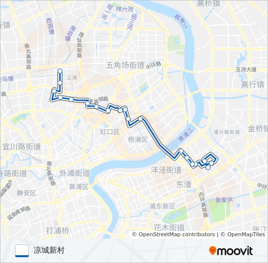 554路 bus Line Map