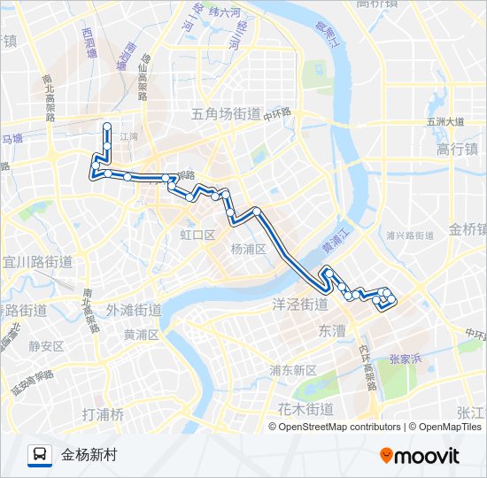 公交554路的线路图