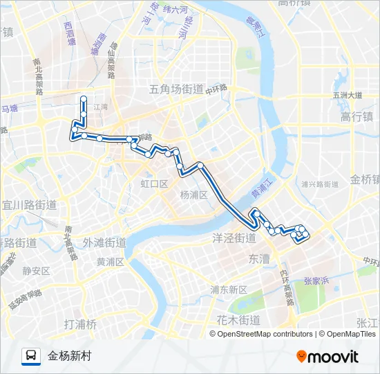 554路 Bus Line Map
