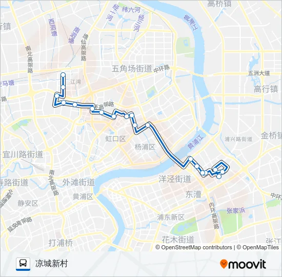 554路 Bus Line Map
