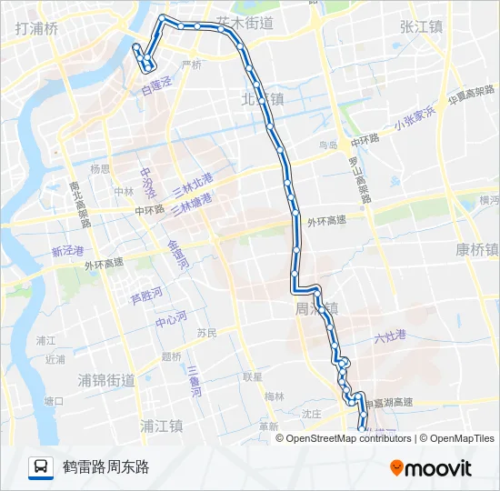 624路 Bus Line Map