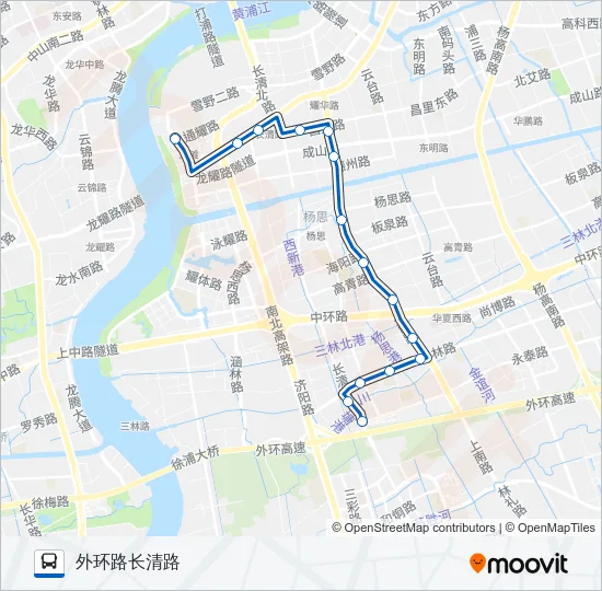 627路 Bus Line Map