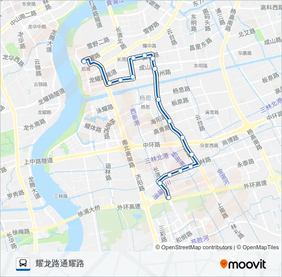 627路 Bus Line Map