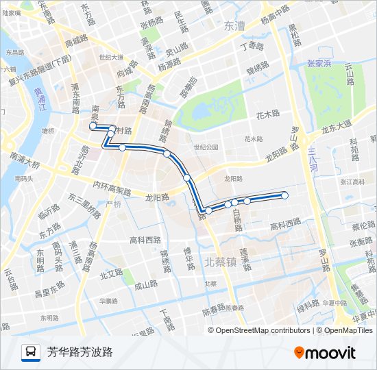 629路 bus Line Map