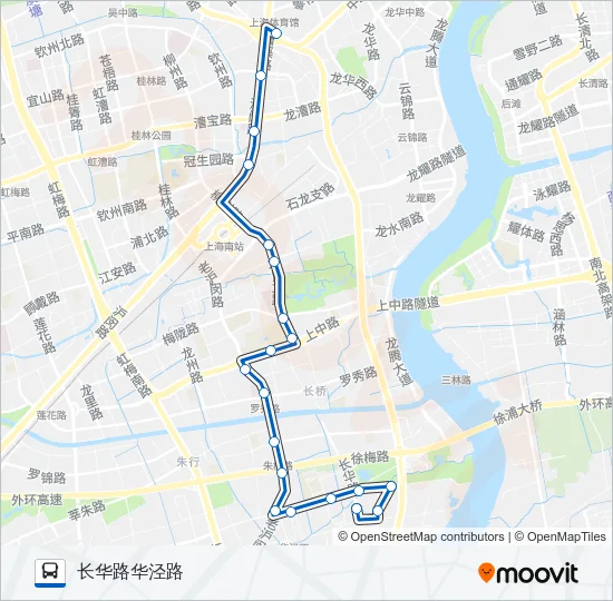 718路 Bus Line Map