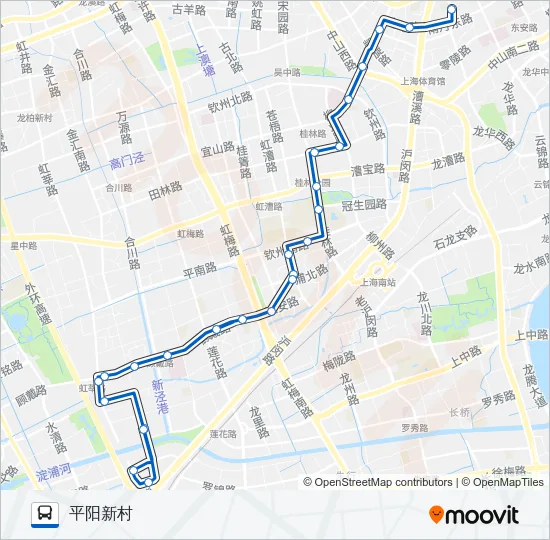 732路 Bus Line Map