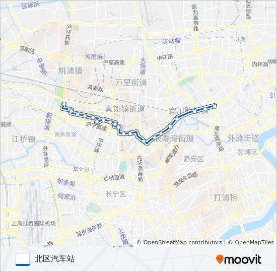 743路 bus Line Map