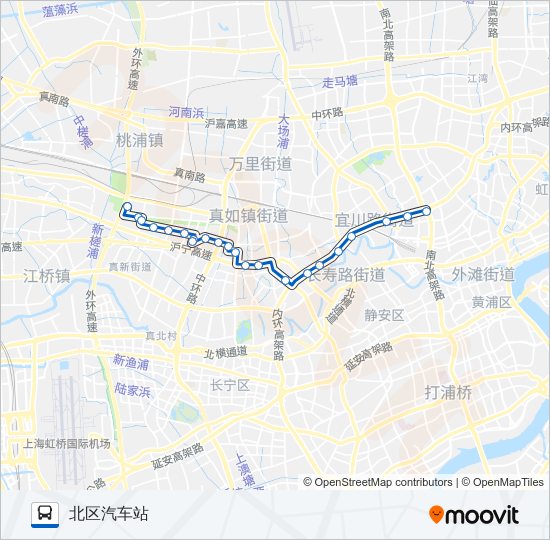 743路 bus Line Map